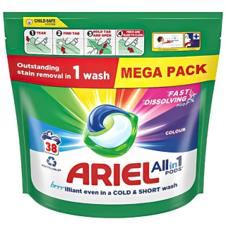 Ariel Kapsułki do prania All in 1 38 szt. Kolor