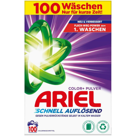 Ariel Proszek do prania 100 prań 6kg Kolor Ariel Proszek do prania 100 prań 6kg Kolor