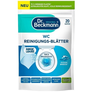 DR.Beckmann Magiczne listki do WC 20szt. Ocean Breeze
