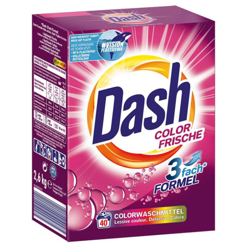 Dash Proszek 40 prań 2,6kg Kolor Dash Proszek 40 prań 2,6kg Kolor
