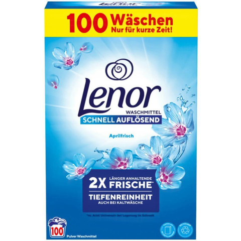 Proszek Lenor do prania Aprilfrisch 100 prań 6kg Proszek Lenor do prania Aprilfrisch 100 prań 6kg